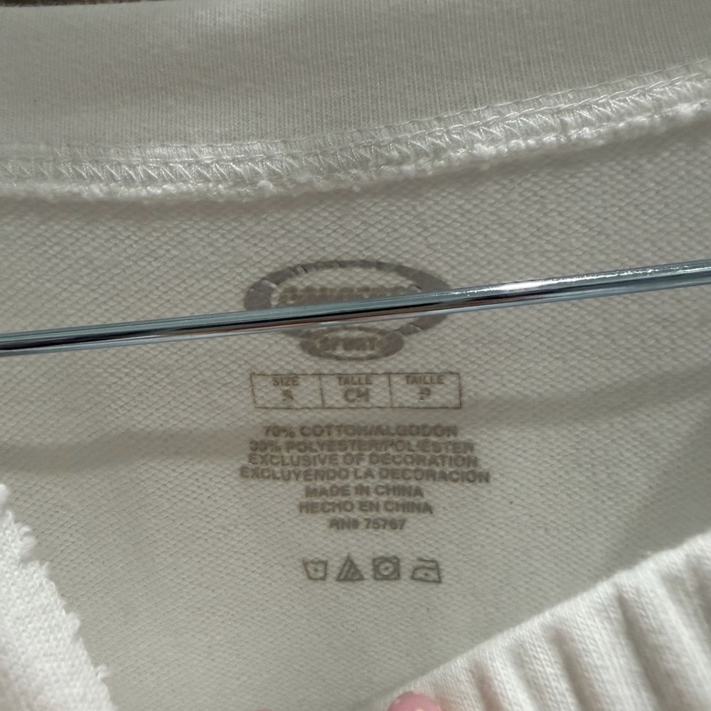 White Miami Hurricanes Sweatshirt and Short Set - Picture 2 of 3